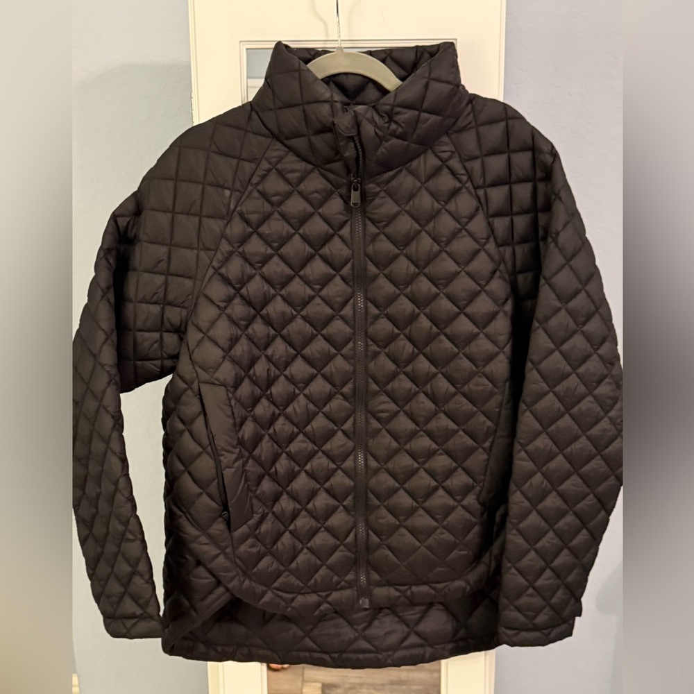 Athleta Quilted Navy Jacket